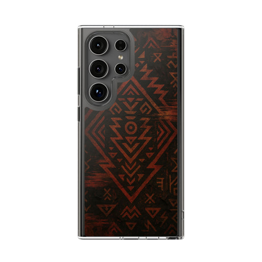 Tribal Glitch • Samsung Galaxy S24 • Clear Case