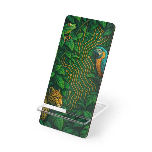 Echo Jungle • Smartphone Display Stand tech accessory by Black Hat Pixels