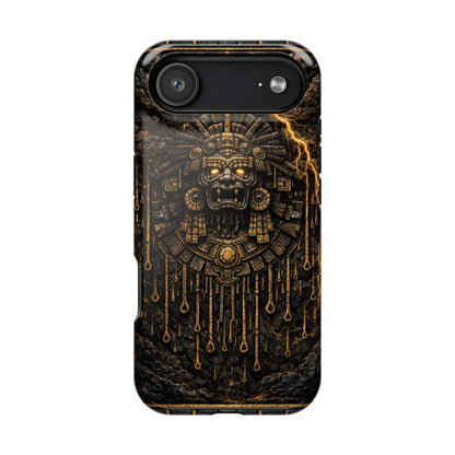 Tlaloc • Storm Covenant • Empire of the Fifth Sun™ • Apple iPhone 17 Pro • MagSafe Tough Case