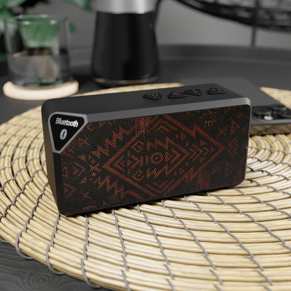 Tribal Glitch • Bluetooth Speaker tech accessory by Black Hat Pixels
