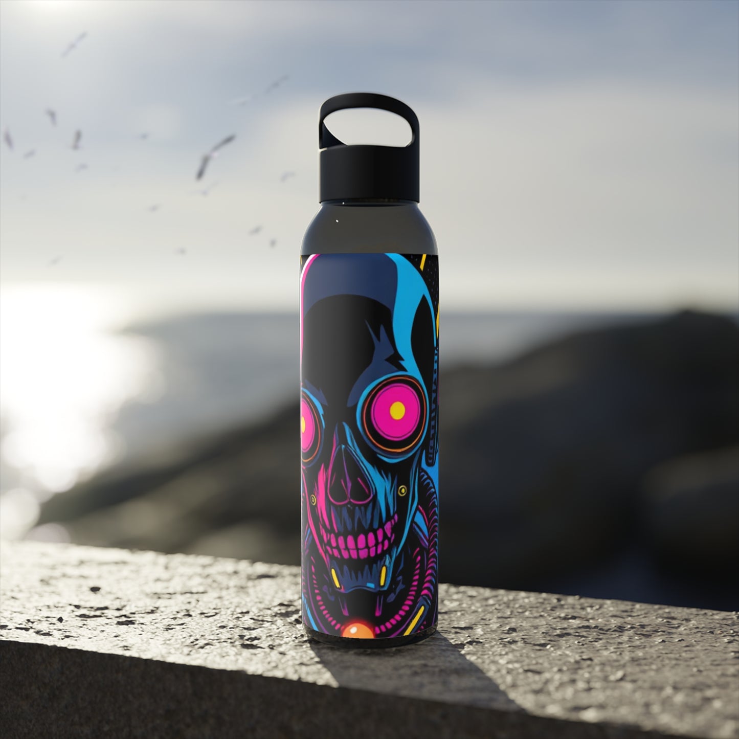 Neon Reaper • Sky Water Bottle 21.9 Oz