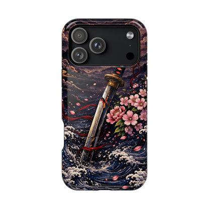 Forged Edge – Fractured Oath • Obsidian Irezumi™ • Apple iPhone 17 Pro • MagSafe Tough Case