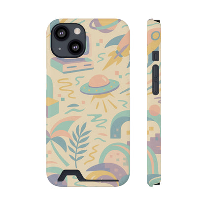 Galactic Whimsy • Apple iPhone 13 • MagSafe® Tough Case with Card Holder