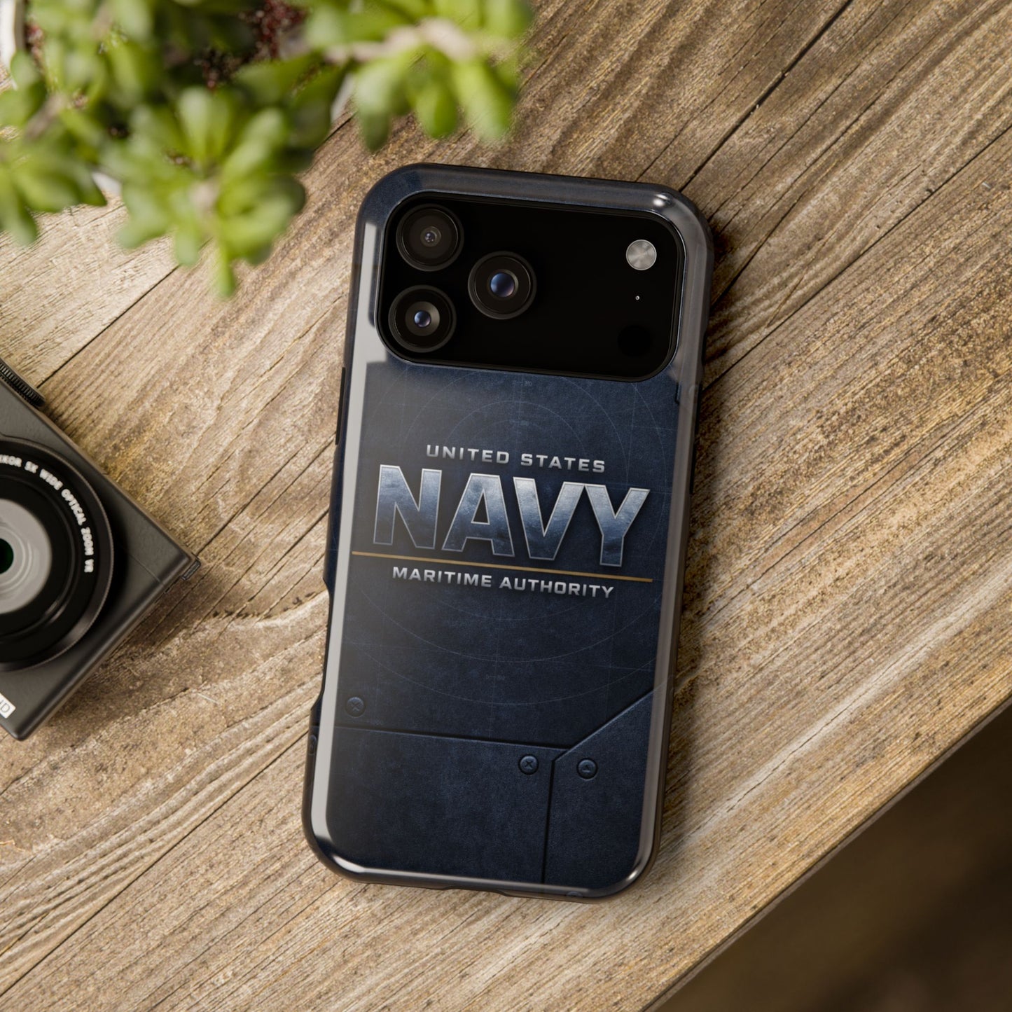 Navy • Sentinel Series • Maritime Authority • Apple iPhone 17 Pro • MagSafe Tough Case