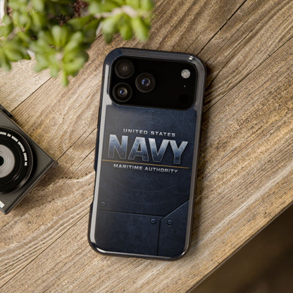 Navy • Sentinel Series • Maritime Authority • Apple iPhone 17 Pro • MagSafe Tough Case