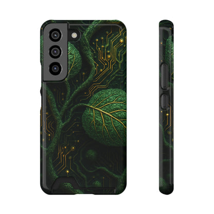 Tech Flora • Samsung Galaxy S22 • MagSafe® Tough Case with Card Holder