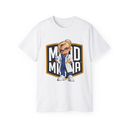 Dr. Aria Vale • Clinical Precision • Mood Militia • T-Shirt • Black Hat Pixels • Unisex