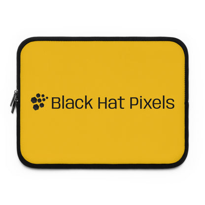 Black Hat Pixels • Dual Zipper Laptop Sleeve
