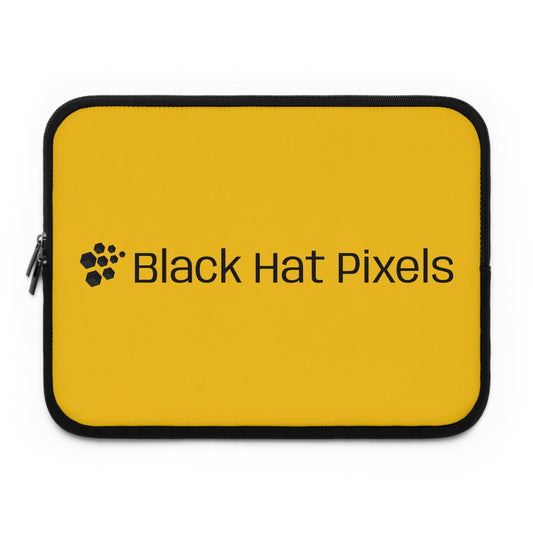 Black Hat Pixels • Dual Zipper Laptop Sleeve
