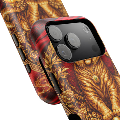 Tiger • Lunar Armor • Imperial Banner • Apple iPhone 17 Pro • MagSafe Tough Case