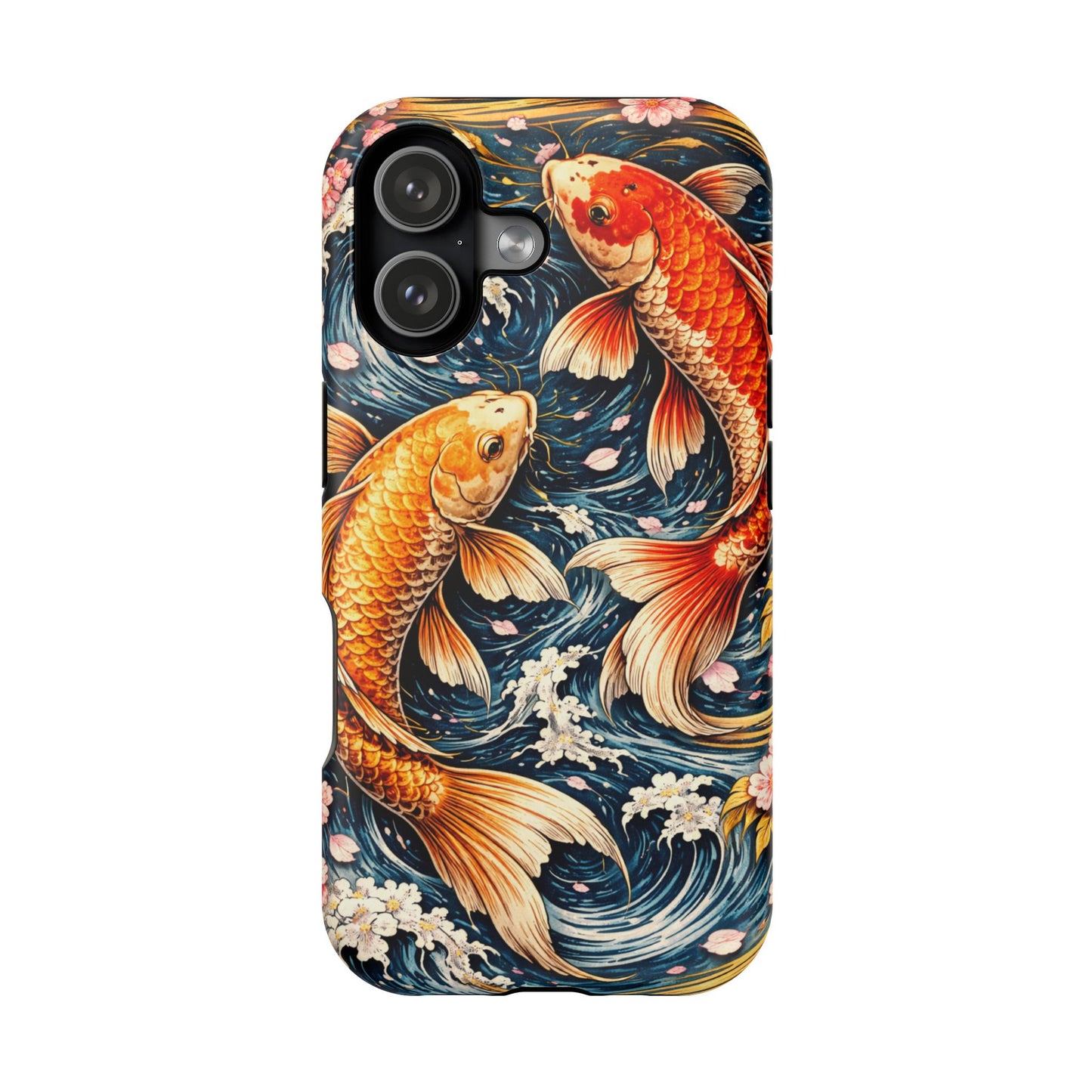 Crimson Current – Bound Reflection • Obsidian Irezumi™ • Apple iPhone 17 Pro • MagSafe Tough Case