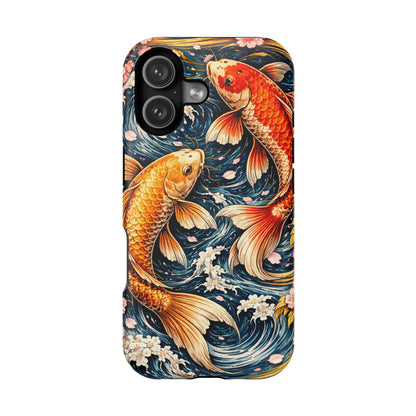 Crimson Current – Bound Reflection • Obsidian Irezumi™ • Apple iPhone 17 Pro • MagSafe Tough Case