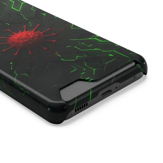 Atomic Fusion • Samsung Galaxy S22 • Tough Case with Card Holder • Wireless Friendly