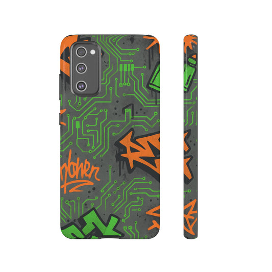 Circuit Cipher • Samsung Galaxy S20 • MagSafe® Tough Case phone case by Black Hat Pixels