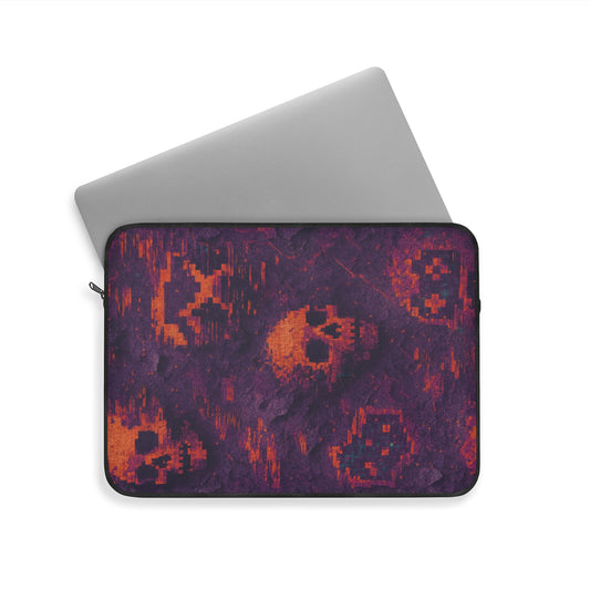 Death Glitch • Single Zipper Laptop Sleeve