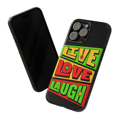 Live Love Laugh • Apple iPhone 15 • MagSafe® Tough Case