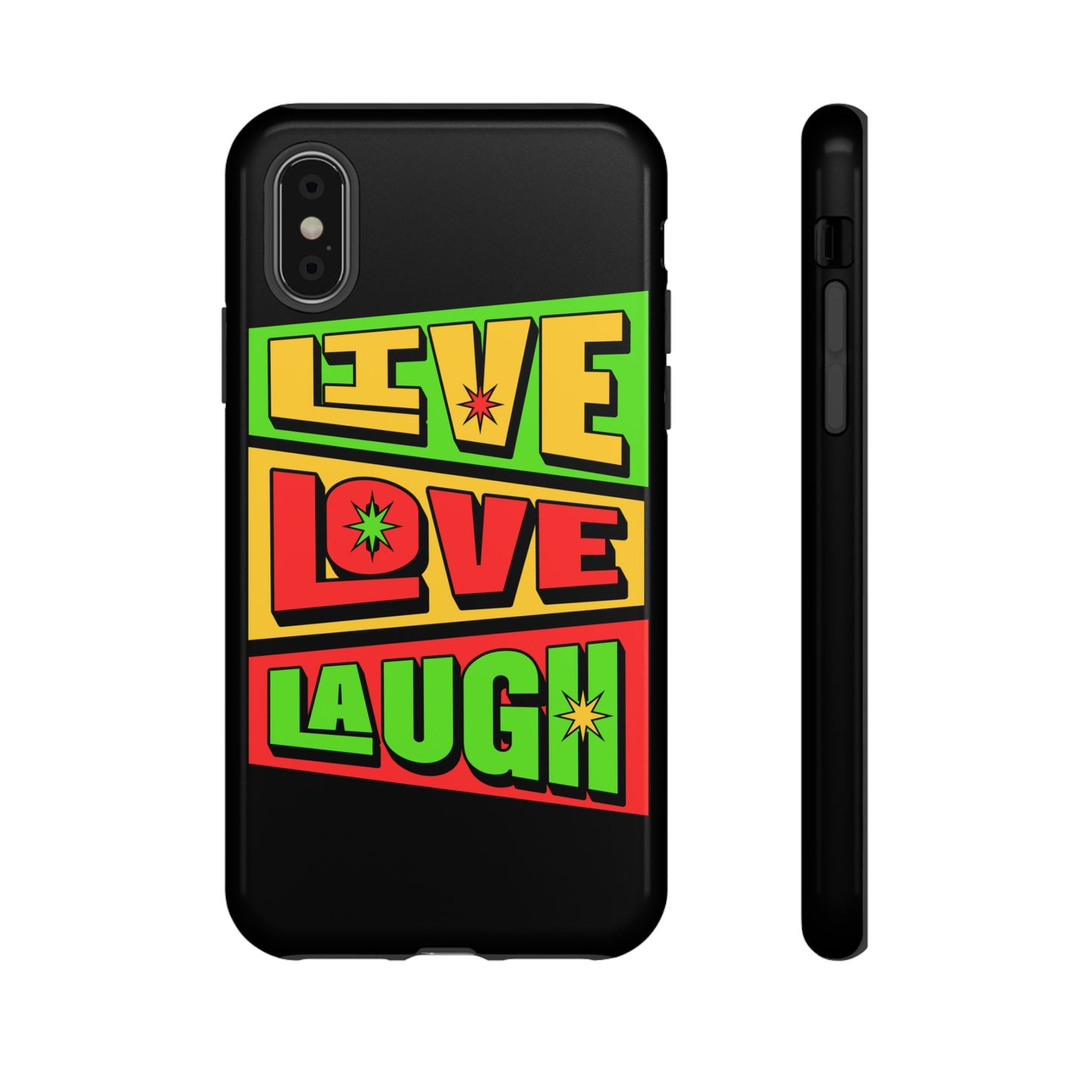 Live Love Laugh • Apple iPhone X • MagSafe® Tough Case