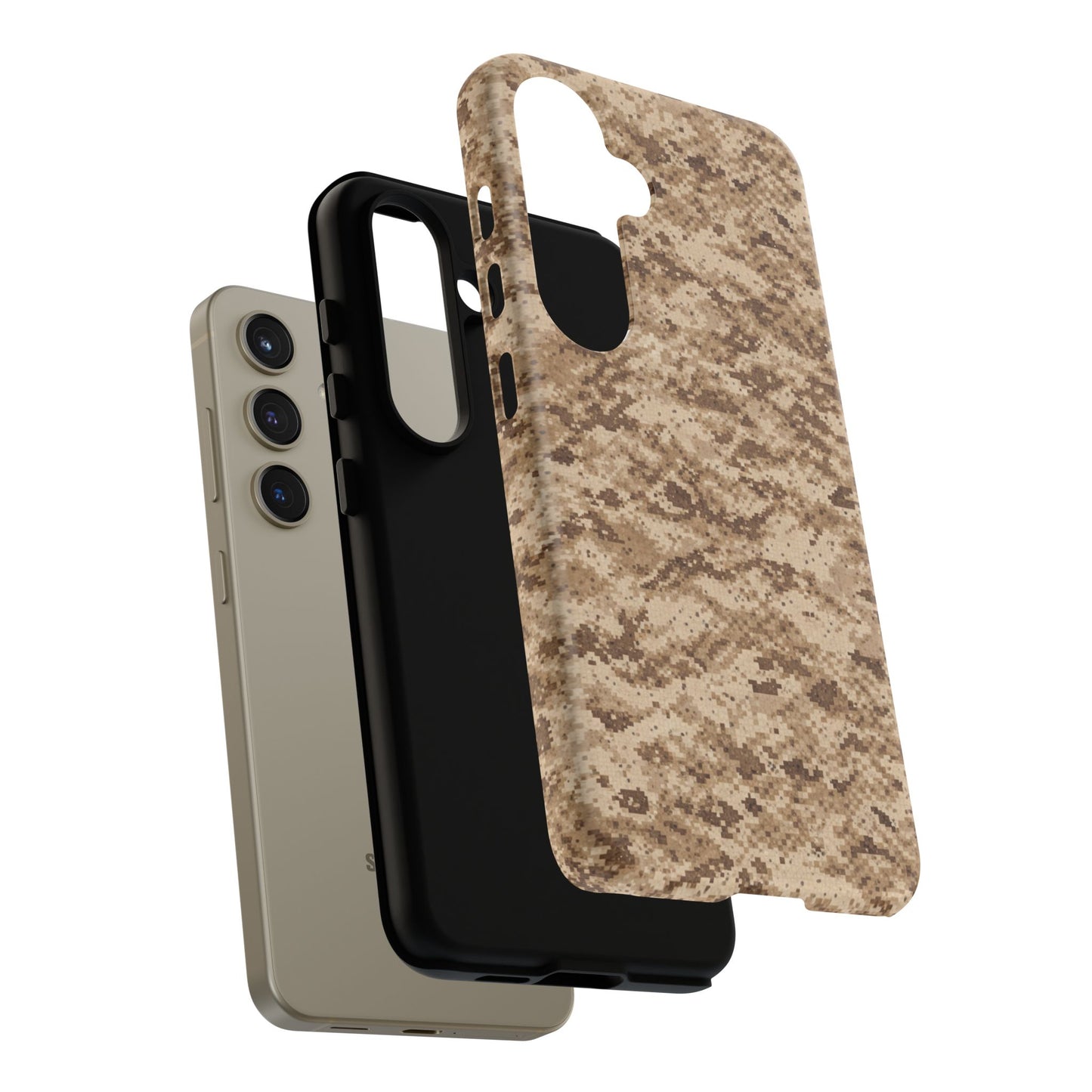 Desert Storm Camo • Samsung Galaxy S24 • Tough Case • Wireless Friendly