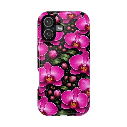 Velvet Orchid • Floral Fusion • Apple iPhone 17 Pro • MagSafe® Tough Case