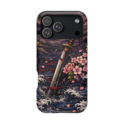 Forged Edge – Fractured Oath • Obsidian Irezumi™ • Apple iPhone 17 Pro • MagSafe Tough Case