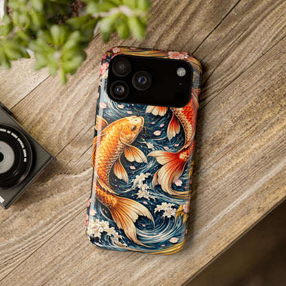 Crimson Current – Bound Reflection • Obsidian Irezumi™ • Apple iPhone 17 Pro • MagSafe Tough Case