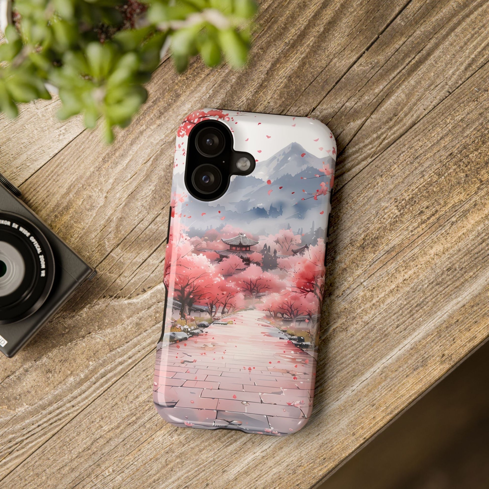 Echo Pagoda • Apple iPhone 17 Pro • MagSafe® Tough Case phone case by Black Hat Pixels