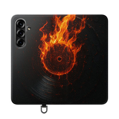 Vinyl Inferno • Samsung Galaxy S25 Flip Case