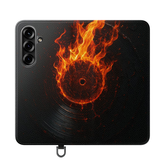 Vinyl Inferno • Samsung Galaxy S25 Flip Case