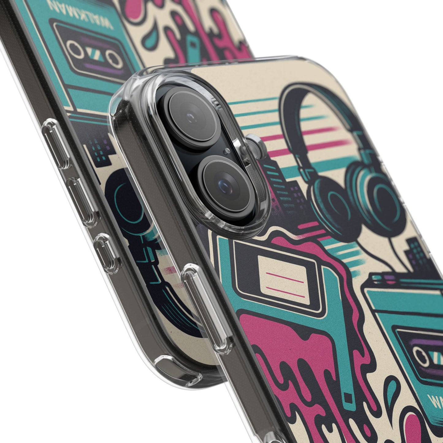 Retro Beats • Apple iPhone 16 • Clear Case