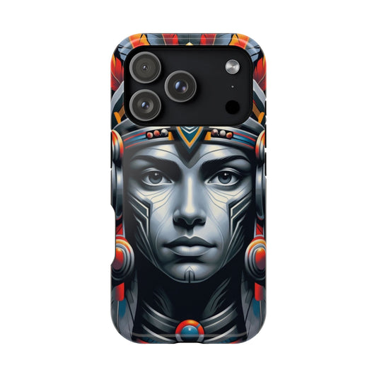 Spectrum Warden • Apple iPhone 17 Pro • MagSafe® Tough Case phone case by Black Hat Pixels