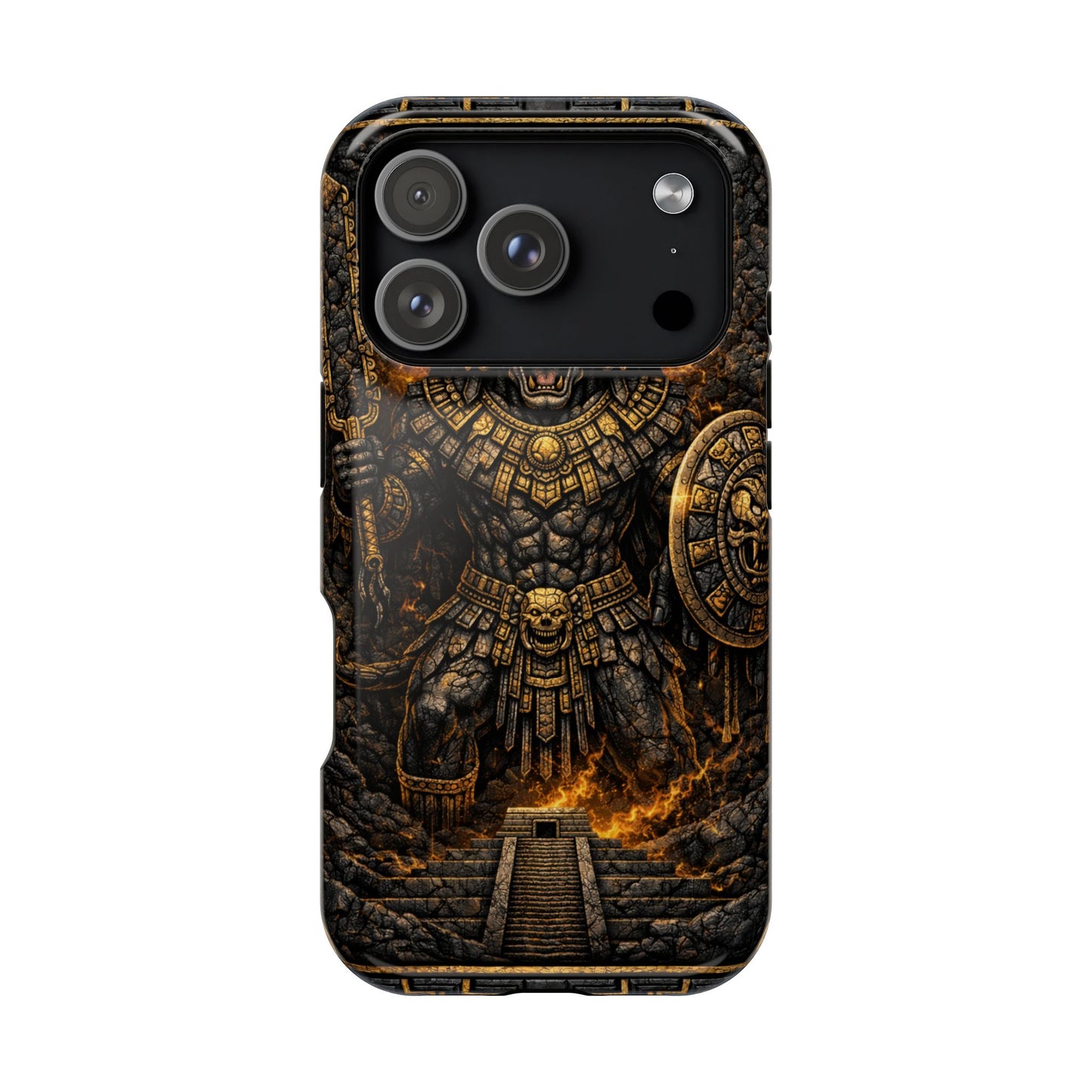 Ocelotl • Jaguar Ascendancy • Empire of the Fifth Sun™ • Apple iPhone 17 Pro • MagSafe Tough Case