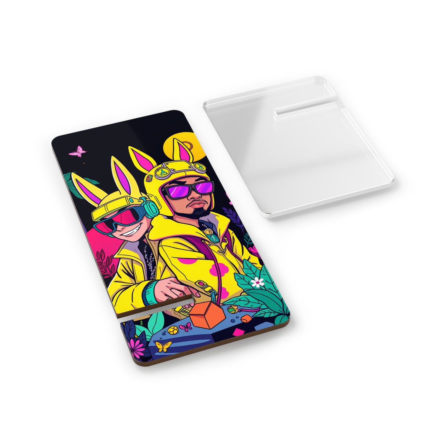 Moon Flex • Smartphone Display Stand tech accessory by Black Hat Pixels