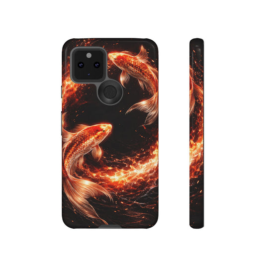 Fire Koi • Google Pixel 5 • Tough Case • Wireless Friendly