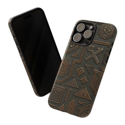 Earth Glyphs • Apple iPhone 15 • MagSafe® Tough Case