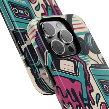 Retro Beats • Apple iPhone 16 • MagSafe® Magnetic Tough Case