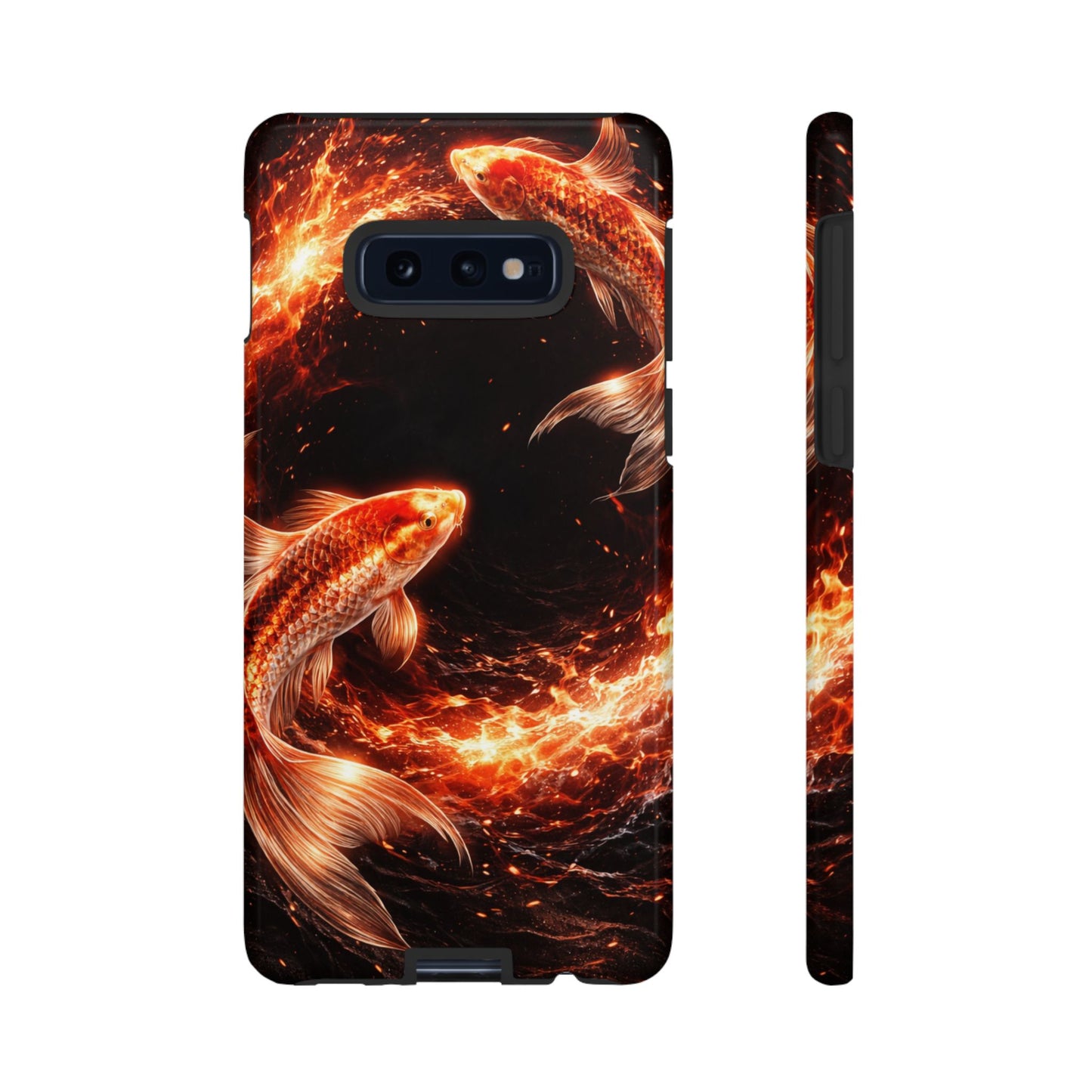 Fire Koi • Samsung Galaxy S10 • Tough Case • Wireless Friendly