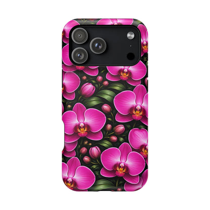 Velvet Orchid • Floral Fusion • Apple iPhone 17 Pro • MagSafe® Tough Case