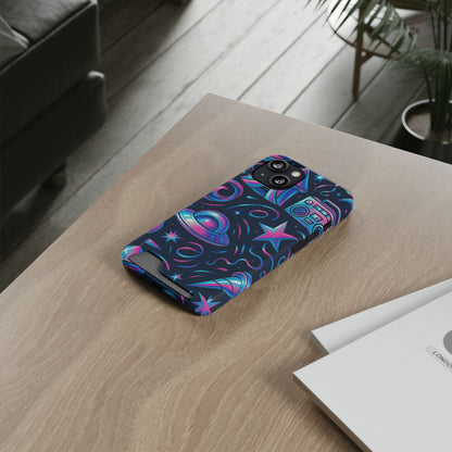 Cosmic Carnival • Apple iPhone 13 • Tough Case with Card Holder • MagSafe®