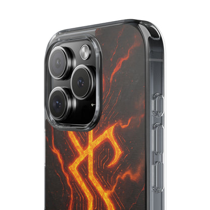 Molten Glyph • Apple iPhone 16 • Clear Case