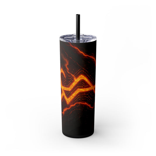 Molten Glyph • Skinny Tumbler 20 Oz