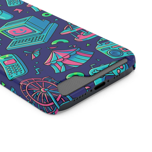 Arcade Carousal • Apple iPhone 13 • Tough Case with Card Holder • MagSafe®