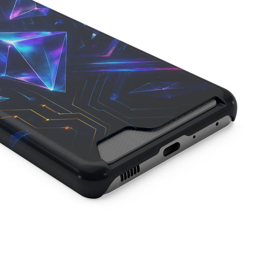 Circuit Shard • Samsung Galaxy S21 • MagSafe® Tough Case with Card Holder