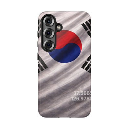 South Korea • Street Sovereign – Seoul Vector • Samsung Galaxy S25 • Wireless Friendly • Tough Case