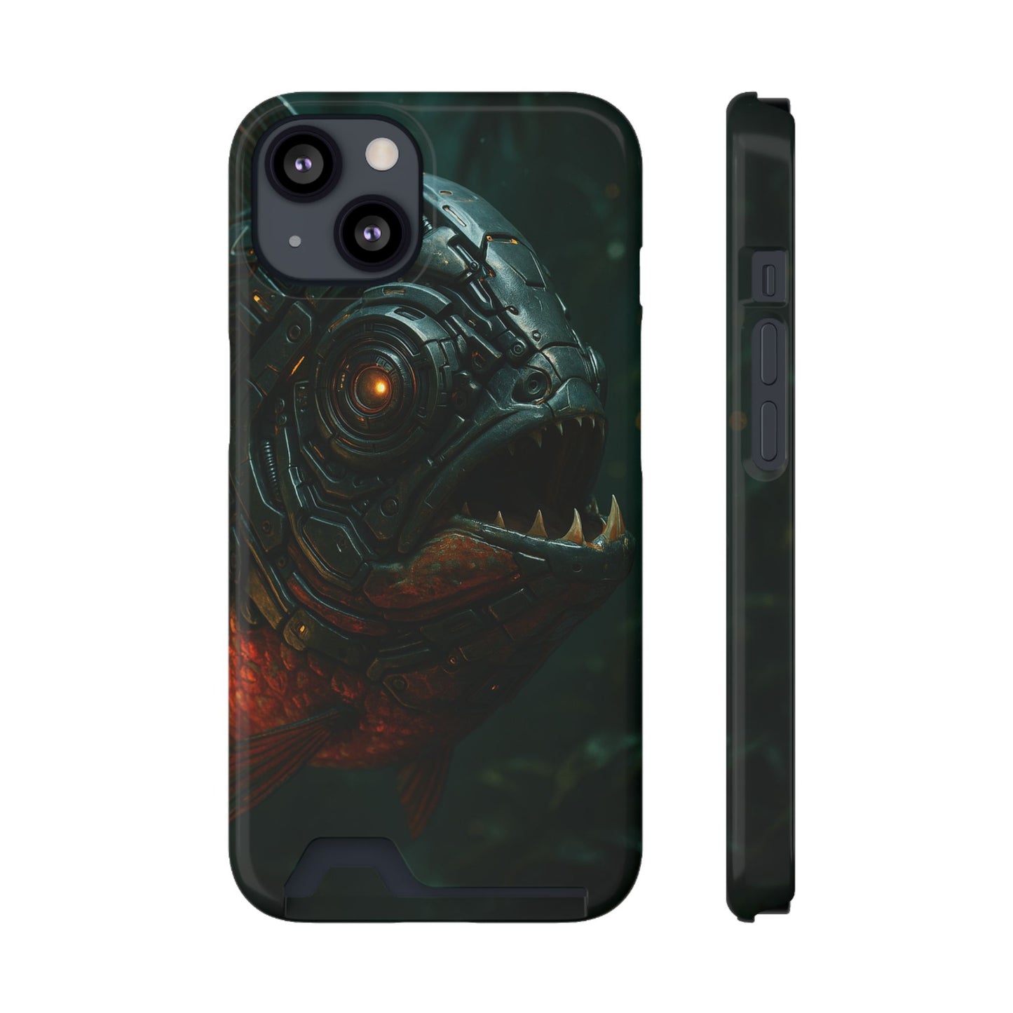Crimson Bite • Apple iPhone 13 • Tough Case with Card Holder • MagSafe®