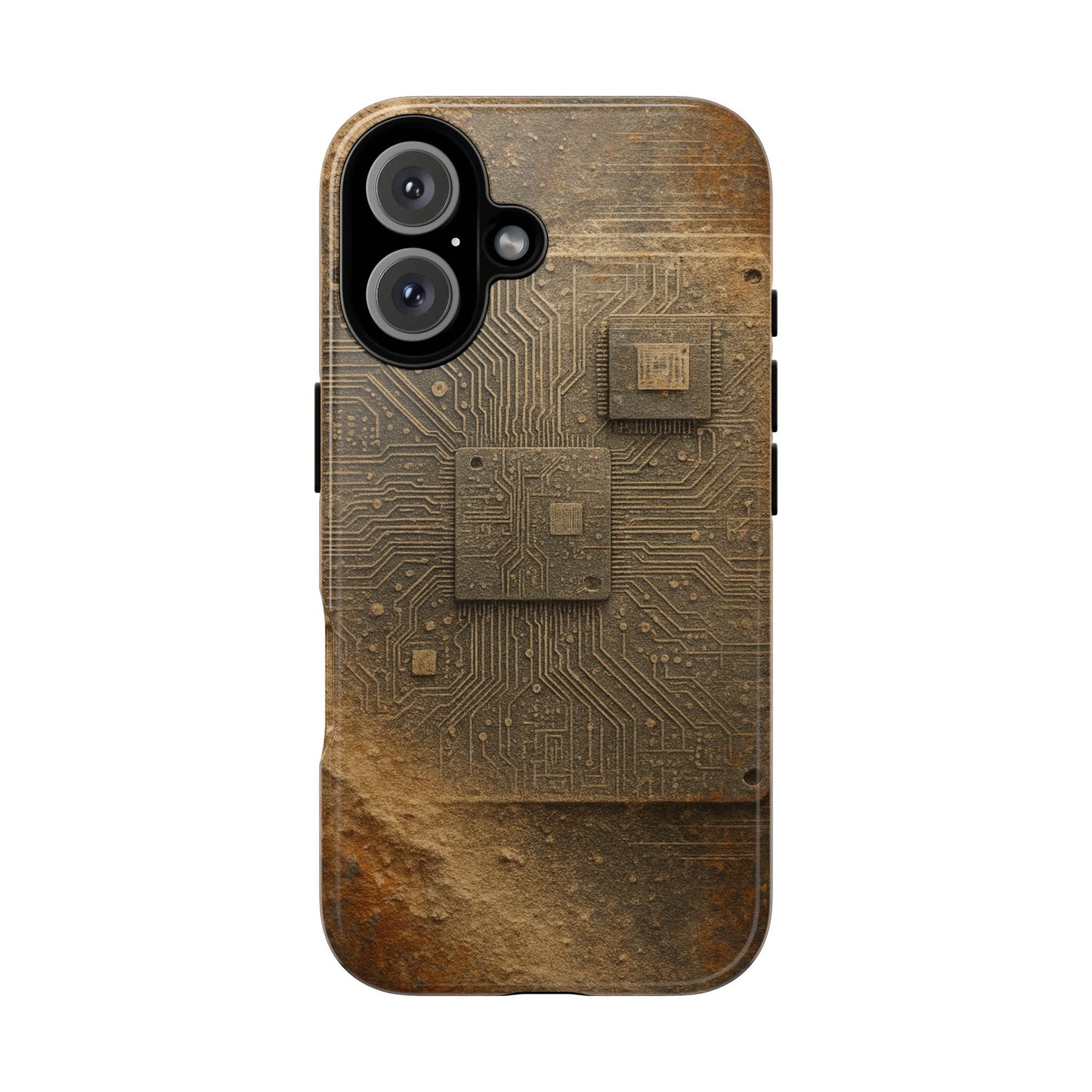 Sand Circuit • Apple iPhone 16 • MagSafe® Magnetic Tough Case