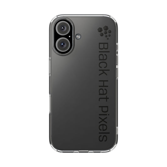 Black Hat Pixels • Apple iPhone 16 • Clear Case