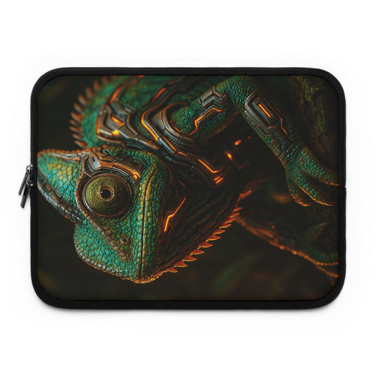 Cipher Cam • Dual Zipper Laptop Sleeve tech accessory by Black Hat Pixels