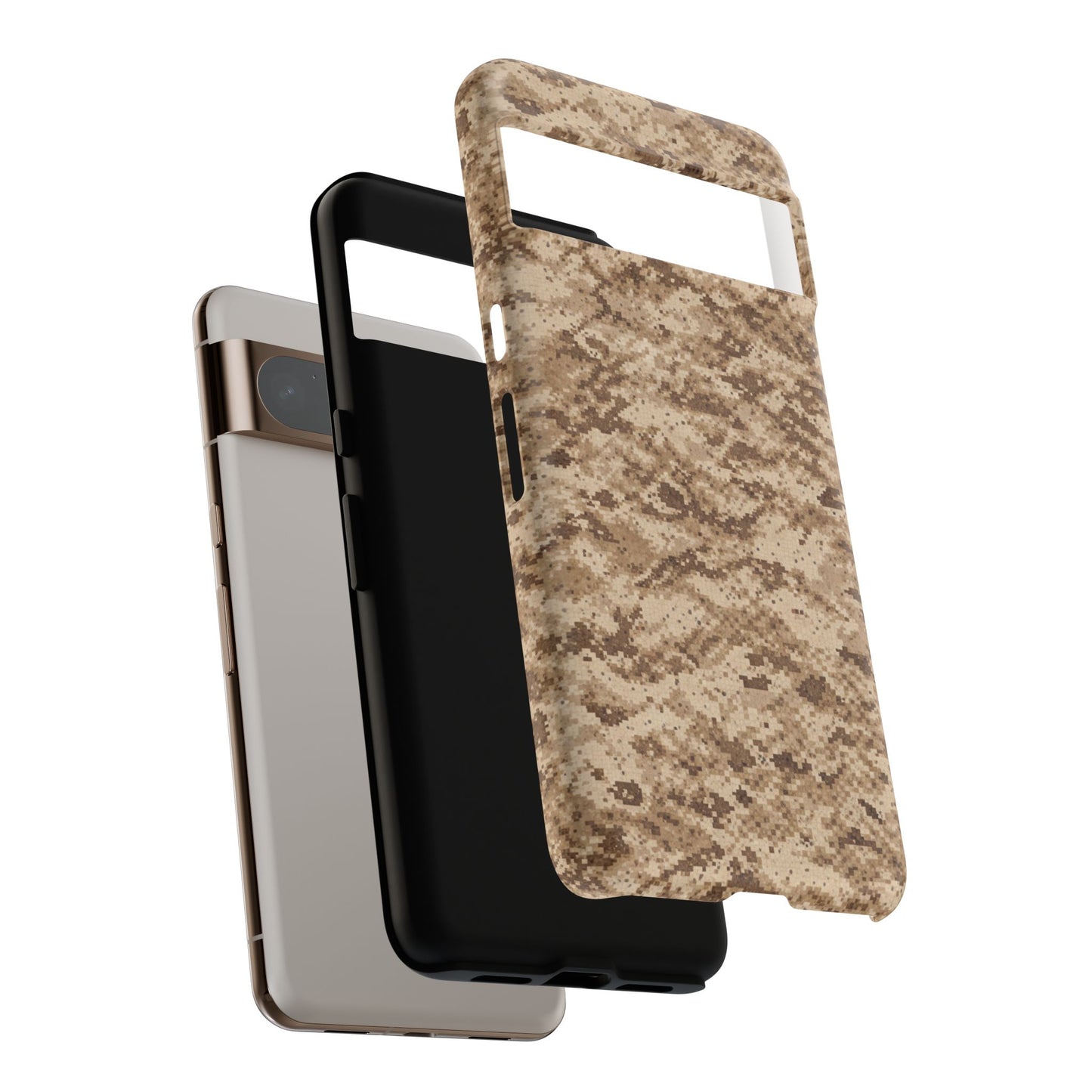 Desert Storm Camo • Google Pixel 8 • Tough Case • Wireless Friendly