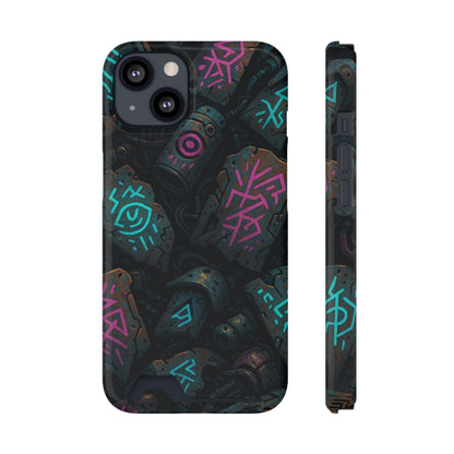 Urban Glyphs • Apple iPhone 13 • MagSafe® Tough Case with Card Holder
