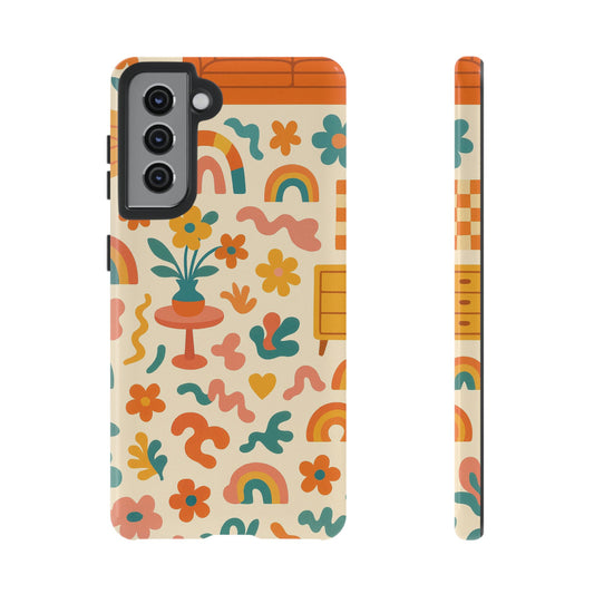 Dopamine Decor • Samsung Galaxy S21 • Tough Case • Wireless Friendly
